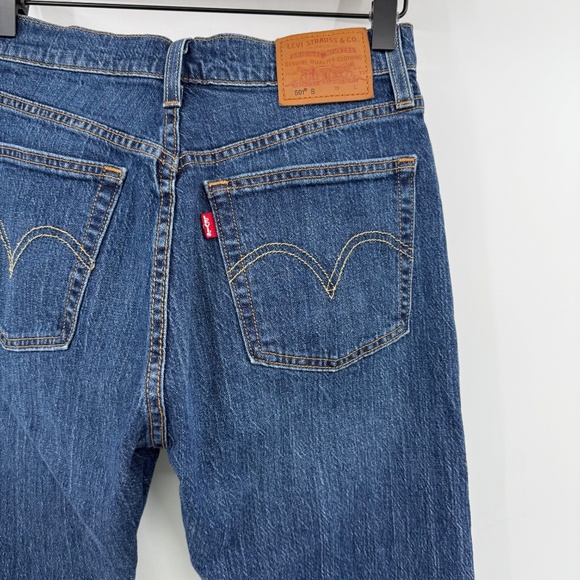 Levis 501 Jeans Women 25x30 Premium Stretch Skinny Button Fly Mid Rise Denim - Picture 5 of 15